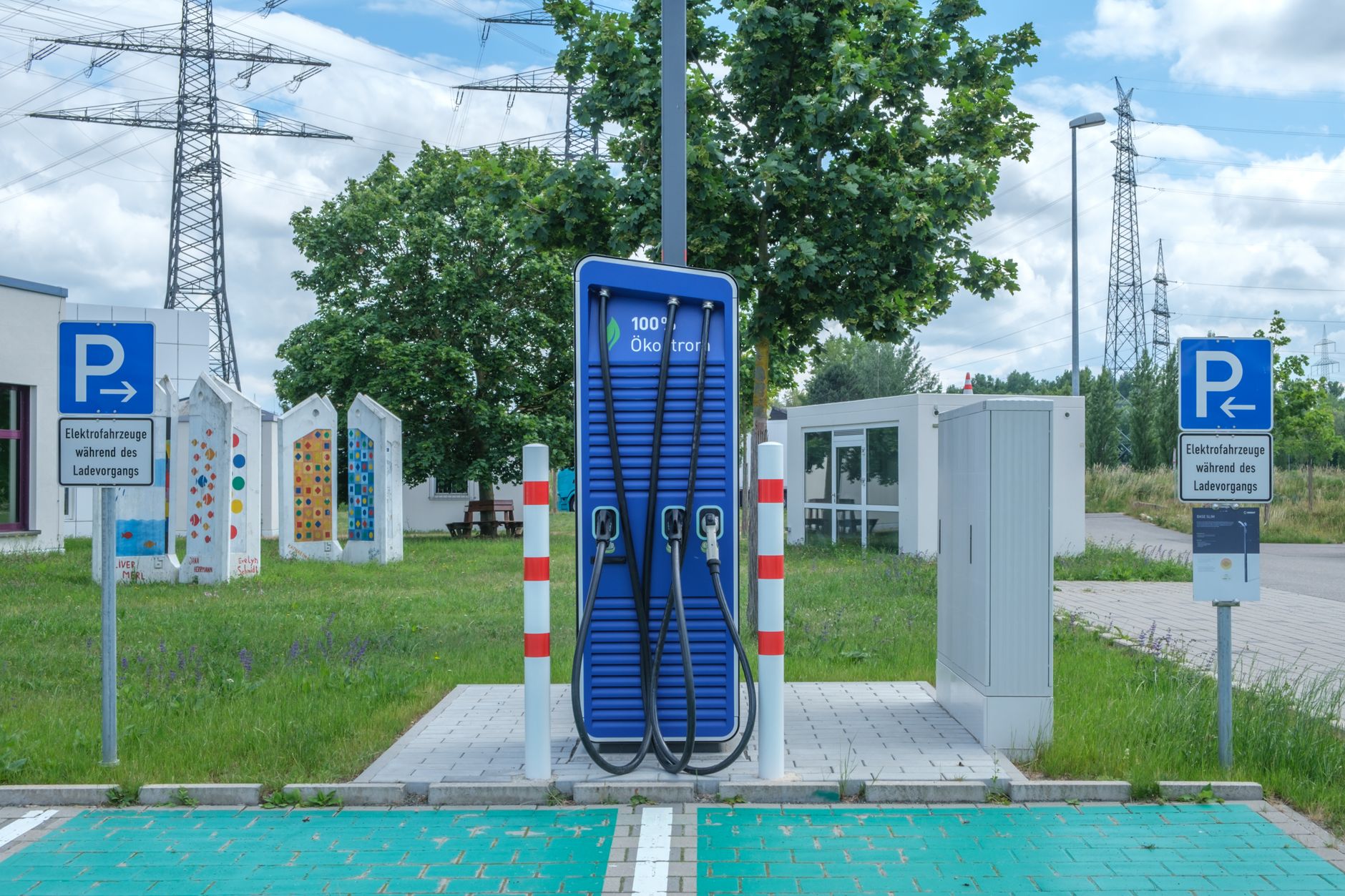Elektromos autó töltőállomása
